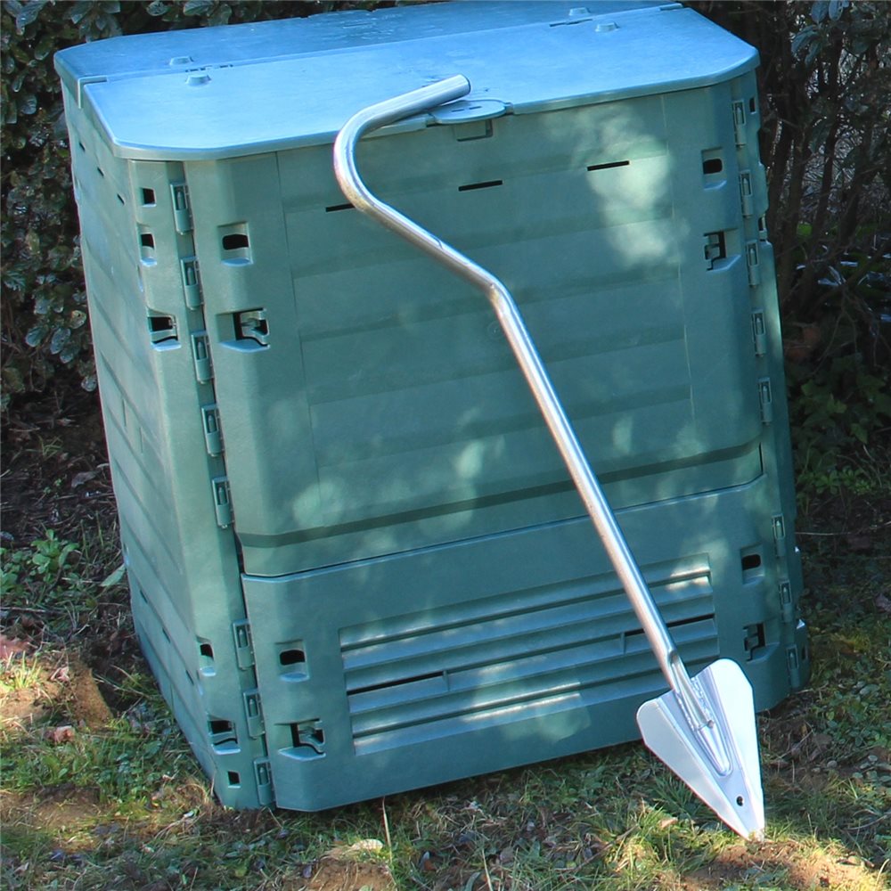 Aérateur de compostage BERCA, pour enlever et oxygéner le compost