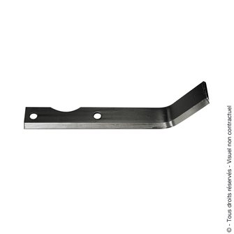 Couteau de fraise sarcleur adaptable droite 240 mm Iseki CSI24D
